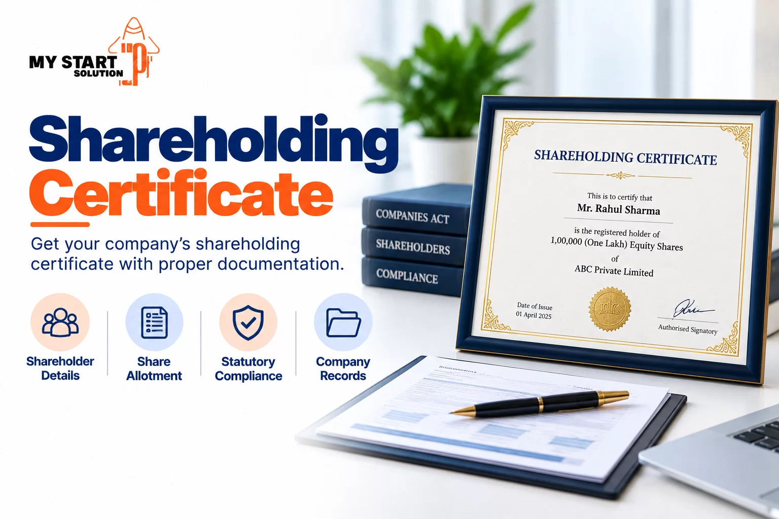 Shareholding Certificate