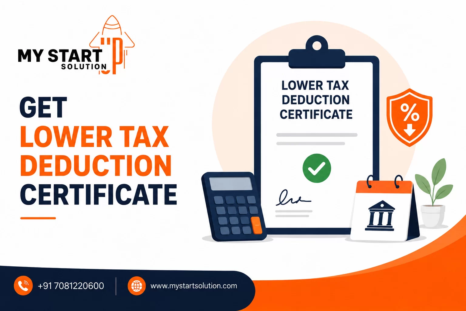 Get Lower Tax Deduction Certificate