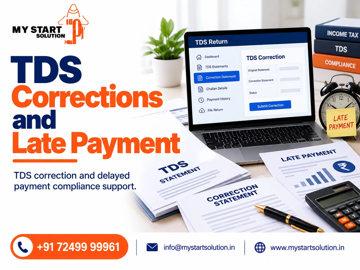 TDS Corrections & Late Payment