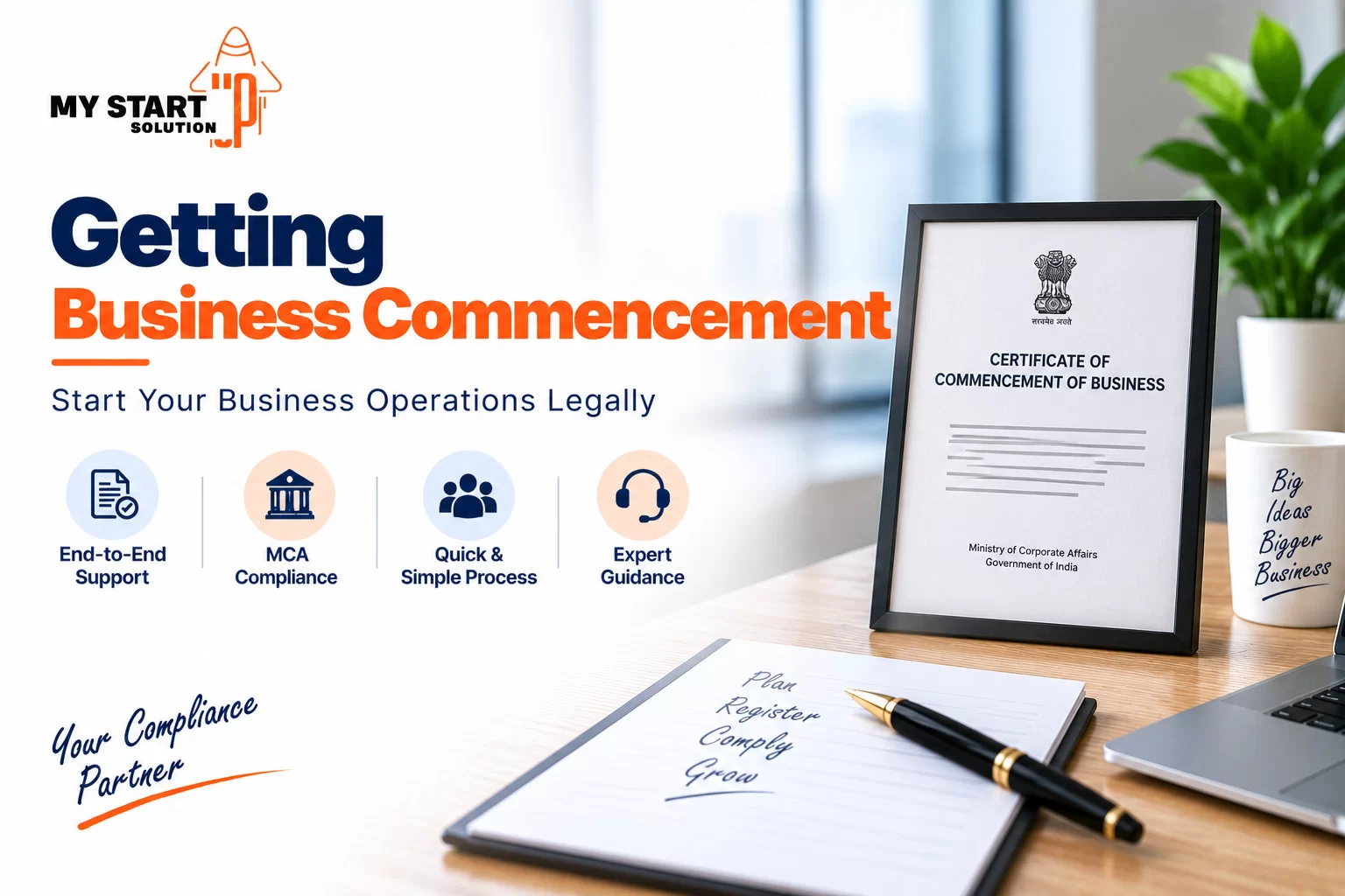 Getting Business Commencement