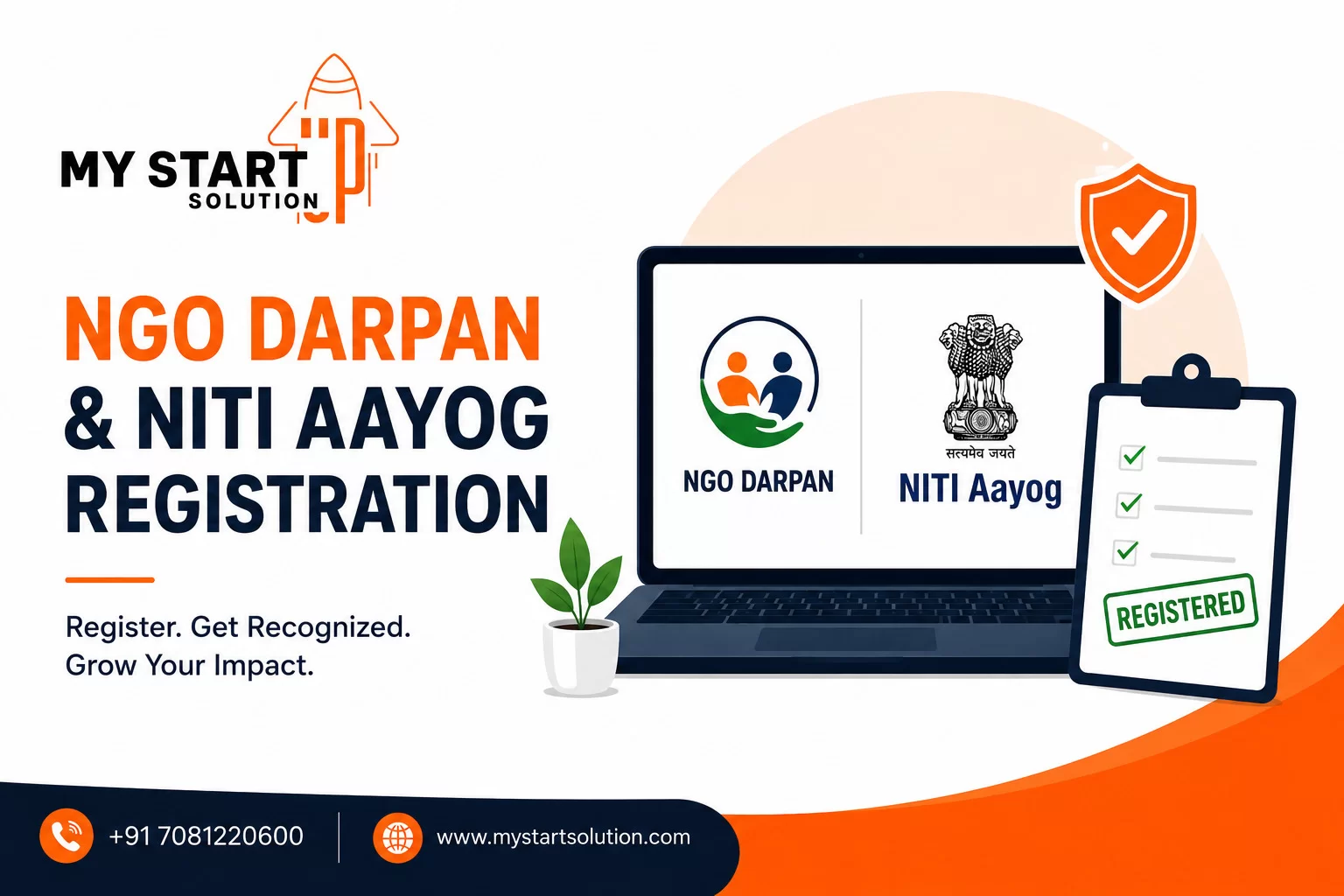 NGO Darpan & NITI Ayog registration