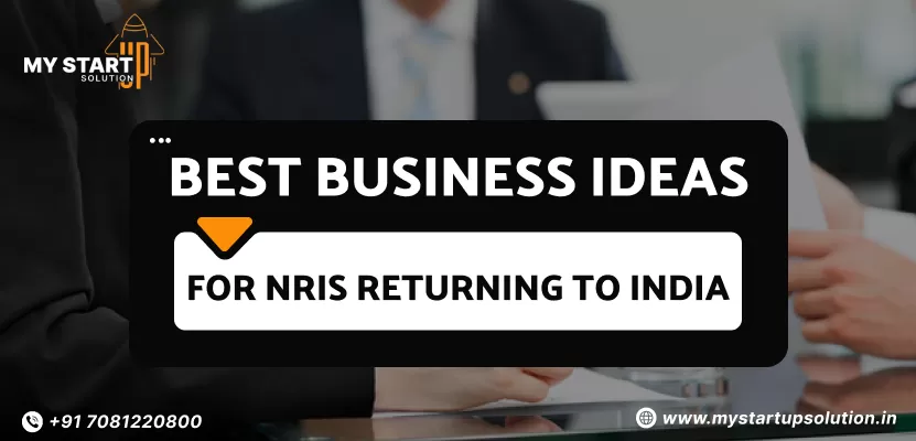 Best Business Ideas for NRIs Returning to India- My Startup Solution