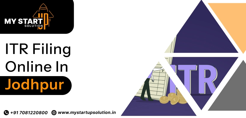 ITR Filing Online in Jodhpur - My Startup Solution